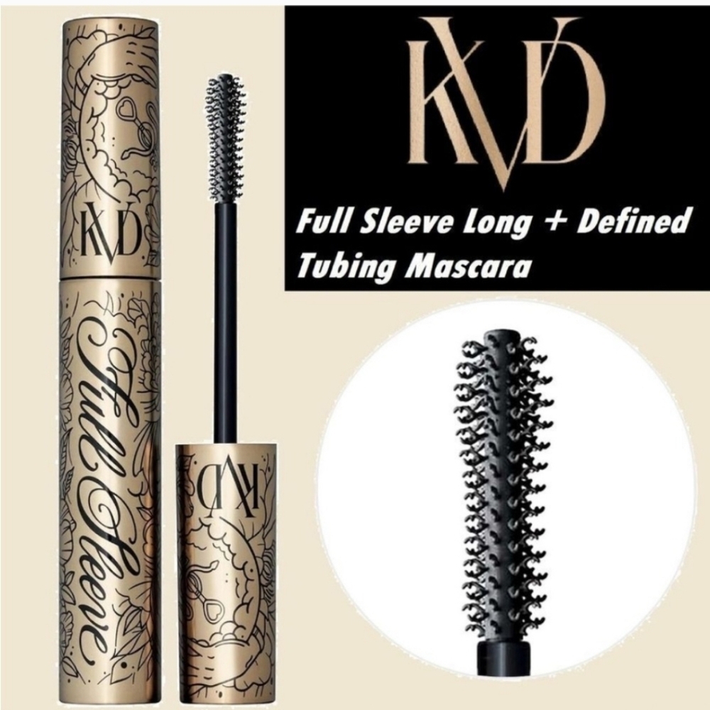 NIB Kat Von D Full Sleeve Long & Defined Tubing Mascara Ink Black